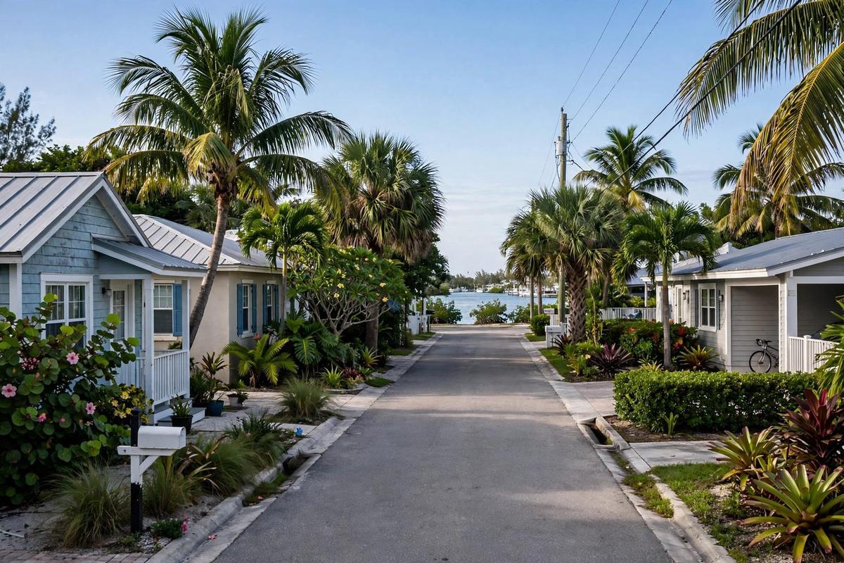 How Do Land Buyers Price a Holmes Beach Cottage? Reading the Gulf Premium, the 36.8% Ratio and the Rental-Market Floor