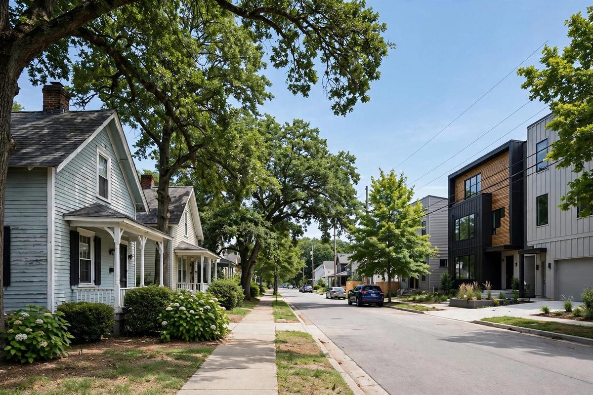What Is a Nashville Bungalow Worth Once the Street Turns to Infill? Reading the Nations Rebuild Count, the Micro-Lot Infill Math and the Tall-Skinny Premium